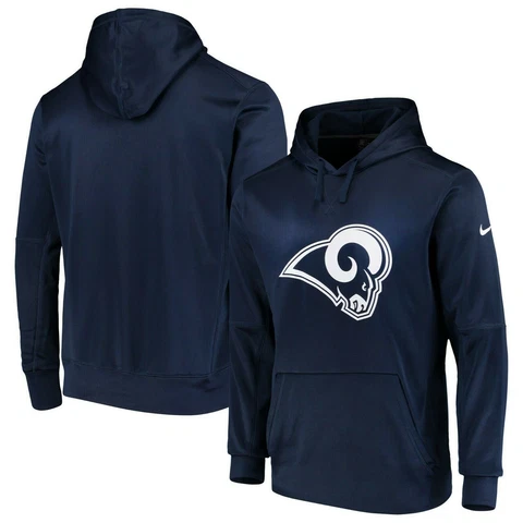 Nike NFL LA RAMS TEAM ISSUED Coaches Dri fit on field zip hoodie Sz 2XL $125 Cover