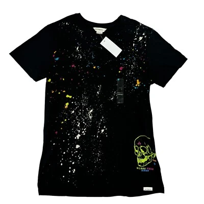 Camiseta de manga corta Eleven Paris para hombre con logotipo salpicaduras gráfico S Foto 1 de 4