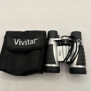 Vivitar 4x30 Binoculars with Case - Compact & Lightweight Birding Optics Black - Picture 1 of 4