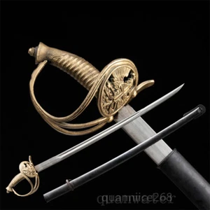1095 carbon steel Blade European Gauntlets saber Sword Saber Cavalry BIG Hand - Picture 1 of 11
