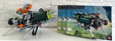 Bionicle Rockoh T3 8941 with 6 Zamors + 3 Manuals.  Complete  . - Image 1 of 4