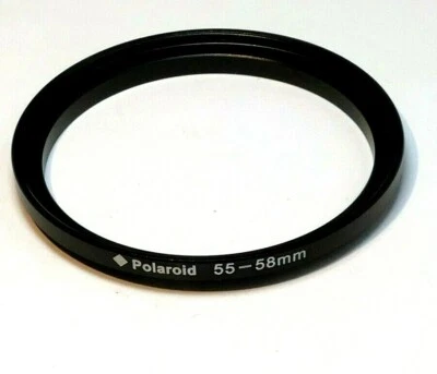 Polaroid 55mm to 58mm ring Metal adapter threaded step-up - Image 1 of 4