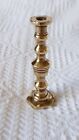 Candlestick ~ Brass ~ Victorian Shaped Design ~ 5.5cm Tall ~ Miniature ~ Vintage
