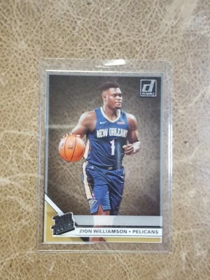2020 Zion Williamson Donruss Clearly Rookie - Image 1 of 2