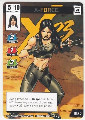 MARVEL CHAMPIONS - Next Evolution Promo Card - Alternative Art Hero B - X-23 - Image 1 of 2