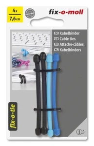 Kabelbinder lösbar fix-o-moll 76mm 3 Farben - Bild 1 von 1