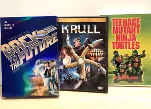 80s-90s Movie 5 DVD Bundle: Back to the Future Trilogy, Krull & TMNT! - Picture 1 of 7