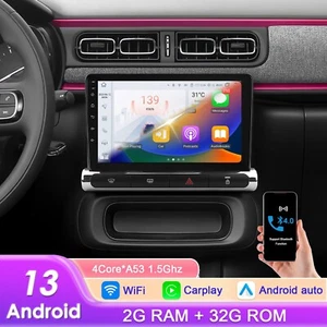 4+32GB Autoradio Android13 CarPlay GPS Navi Für Citroen C3/C4 aircross 2017-2023 - Bild 1 von 23