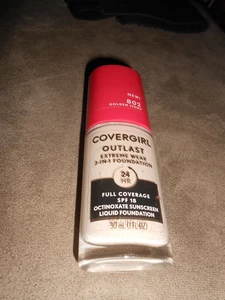 Covergirl Outlast Extreme Wear Foundation 802 Golden Ivory Quantity 2 - Picture 1 of 1