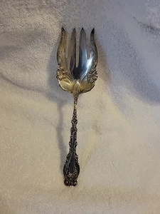 Vintage Sterling Silver Meat Fork - Picture 1 of 8
