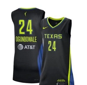 Size S - Nike Women’s Dallas Wings OGUNBOWALE #24 Basketball Jersey DR7459-010 - Picture 1 of 3