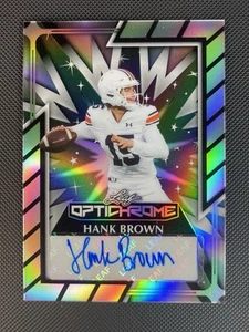 Hank Brown RC Auto #d /10. 2024 Leaf Eclectic: Optichrome. Iowa Hawkeyes QB - Picture 1 of 4