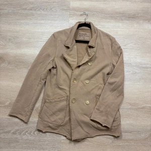 Frank & Eileen Belfast English Triple Fleece Sweatshirt Blazer Jacket Women's M - Picture 1 of 5