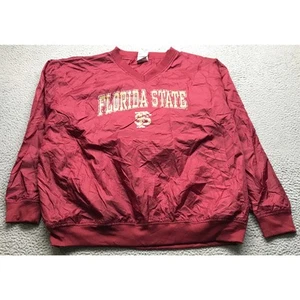 Florida State University Seminoles Red Oak Jacket Mens XL Long Sleeve Red - Picture 1 of 8