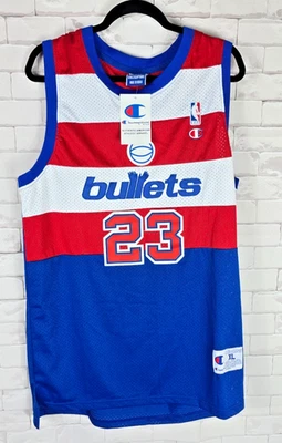 Michael Jordan Washington Bullets Jersey NBA Basketball Men's XL Champion NWT! - Image 1 of 4