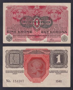 Banconota Austria 1 krone 1916 (1919) P.-49 FDS-/UNC- - Picture 1 of 1
