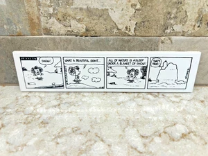 Charles Schulz Peanuts SNOW! Tile..#18 - Picture 1 of 3