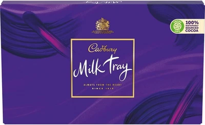 Milk Tray Chocolate Box, Assorted Milk Chocolates Gift Set for Birthdays, Christ - Image 1 of 4
