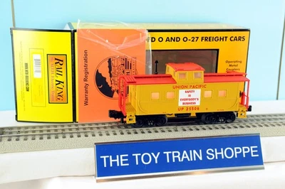 MTH RAIL KING 7767 UNION PACIFIC LIGHTED STEEL CABOOSE. TESTED. NEW IN BOX. - Image 1 of 4