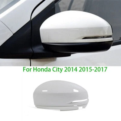 Cubierta de espejo retrovisor izquierdo blanco para Honda City 2014 2015-2017 1X Foto 1 de 3