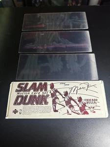 1998 MICHAEL JORDAN Upper Deck Slam Dunk Motion Card Set of 3 /5000 - Picture 1 of 4
