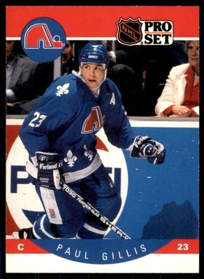 1990-91 Pro Set Paul Gillis Quebec Nordiques #246A - Image 1 of 2