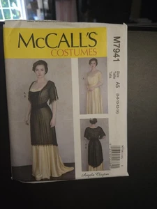 McCalls 7941 Sizes 6-14 Victorian Edwardian Gown Costume Pattern Misses Size New - Picture 1 of 3