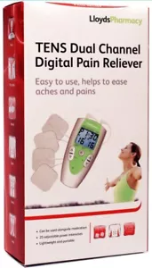 Lloyds Pharmacy Dual Channel Digital TENS Machine Pain Reliever (TENS Machine... - Picture 1 of 6