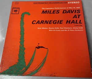 5/19/1961 Miles Davis Carnegie Hall Columbia 6-Eye 1st Press 7/1962 Stereo Jazz - Imagen 1 de 16