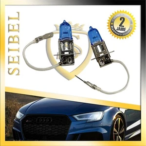 Set 2 lampade H3 55W stile xeno look bianco lampadine alogene lampada auto per Hyundai - Foto 1 di 7