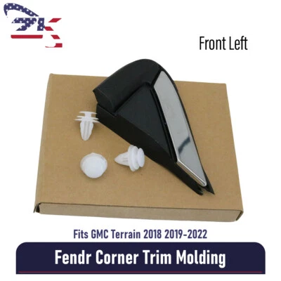 For 2018-2024 GMC Terrain 84107336 Left Driver Side Fender Corner Trim Molding - Изображение 1 из 4