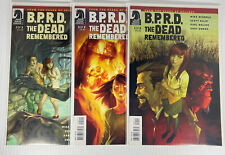 B.P.R.D.: The Dead Remembered #1-3 Complete Series Dark Horse 2011 High Grade