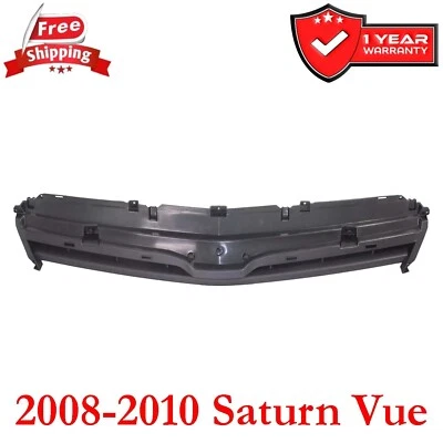 Grille For 2008-2010 Saturn Vue Front Gray Plastic GM1200597 20789506 - Image 1 of 4