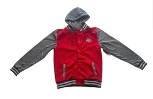 Mens Colosseum Ohio State Full Button Up Sweatshirt Sz L - Bild 1 von 2