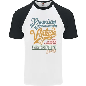 Aged To Perfection 58th Geburtstag 1967 HERREN S/S Baseball - Picture 1 of 9