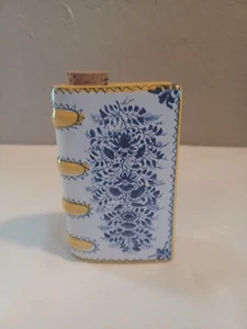 Metropolitan Museum of Art Ceramic Book Hand Warmer Flask Bud Vase MMA Portugal - Picture 1 of 7