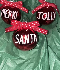 red christmas ornaments - Picture 1 of 10
