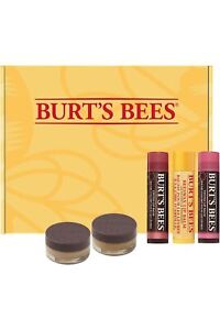 Burts Bees Lip Treatment, Lip Scrub Lip Balms Hibiscus, Red Dahlia, Beeswax