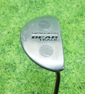 Nicklaus bear track mallet style 35" putter RH steel shaft golf club - Image 1 of 4