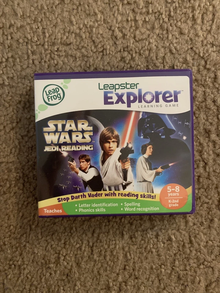 Leap Frog Leapster Explorer Learning Game STAR WARS JEDI READING Great Cond. - Image 1 of 1