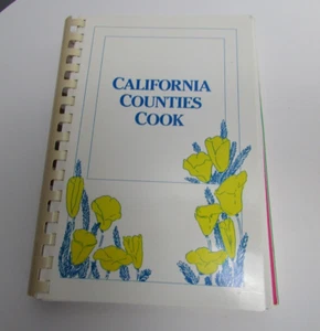 California Counties Cook 1989 IACREAT Cookbook 2nd Annual San Diego CA - Bild 1 von 4