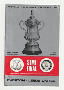 Semifinale FA Cup Everton v Leeds United 1967/68 @ Old Trafford - Foto 1 di 1