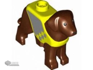 LEGO® Part 105143pb03 - Dog, Labrador / Rescue Dog - Picture 1 of 1