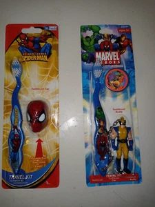 marvel heroes spider man wolverine toothbrush buddy - Picture 1 of 5