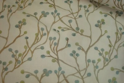 1,66 yardas Tela Duralee Bordada Vides 375919 Verano para Almohadas 52" x 60" Foto 1 de 4