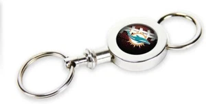 MIAMI DOPHINS Keychain - Quick Release Style - FREE U.S. Shipping ! - Picture 1 of 4