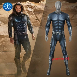 Aquaman And The Lost Kingdom Arthur Curry Cosplay Costume Men Bodysuit Jumpsuits - Picture 1 of 13