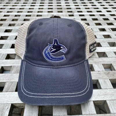 Vancouver Canucks Old Time Hockey NHL Malla Espalda Camionero Snapback Papá Gorra Sombrero Foto 1 de 4