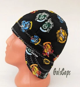 Hogwarts Houses Welding Cap Welders Hats, Bikers Caps, Welding Cap Hat, Cotton. - Picture 1 of 4