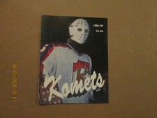 IHL Fort Wayne Komets Vintage Circa 1988-89 Team Logo Hockey Program